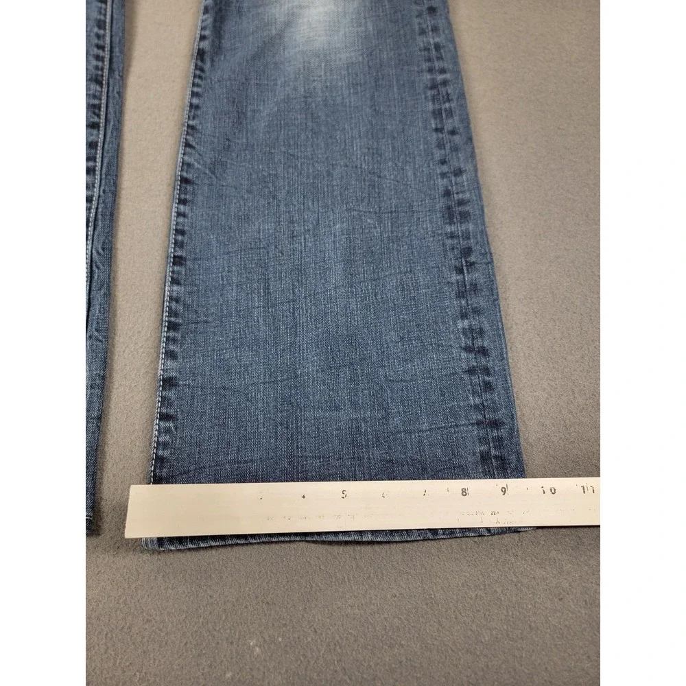 Rock & Roll Cowgirl Jeans Womens 28 Blue Bootcut‎ Mid Rise Stretch Western Denim - Picture 4 of 15